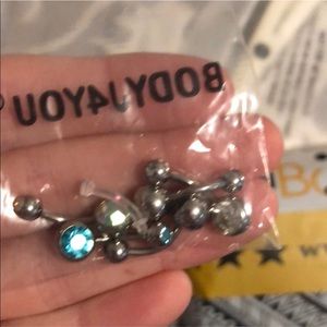 Belly button piercing kit